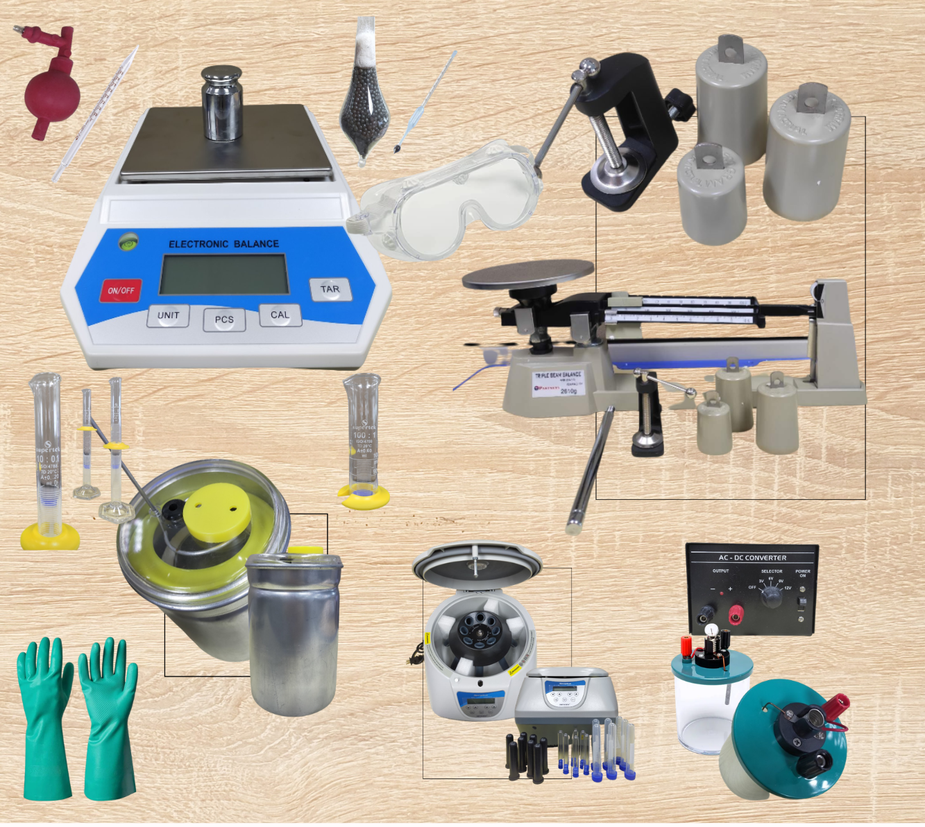 SCIENCE DEVICES, INSTRUMENTS AND MEASURING TOOLS - Matter